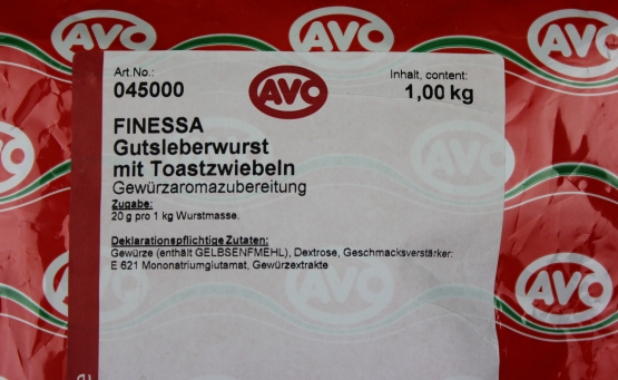 AVO FINESSA Gutsleberwurst mit Toastzwiebeln